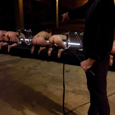 the training of o group female bdsm slave training shoot - page-16