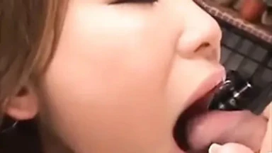 Video thumbnails for Sexy Asian Blowbang CIM Swallow (uncensored) depicting 